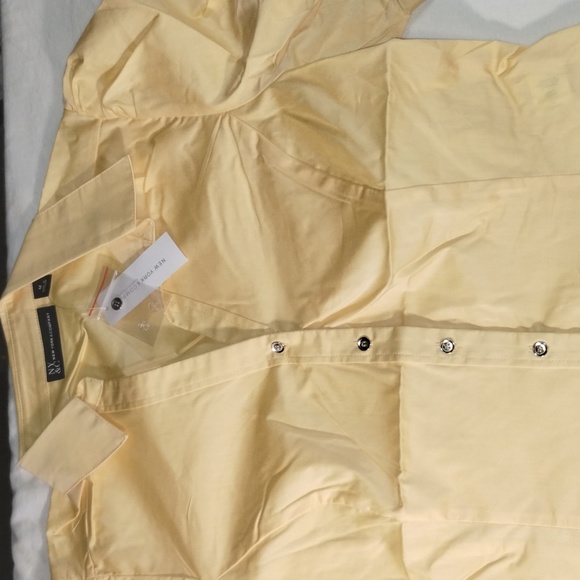NY&C New York & Company Button down Blouses in Grey, Pink & yellow all Size:M - Picture 6 of 9